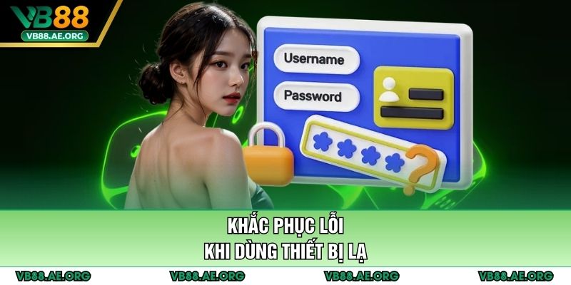 Khắc phục lỗi khi dùng thiết bị lạ