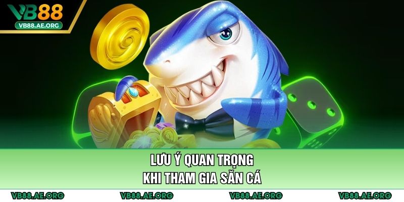 Lưu ý quan trọng khi tham gia săn cá